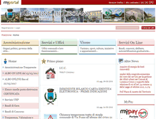 Tablet Screenshot of comune.lusiana.vi.it